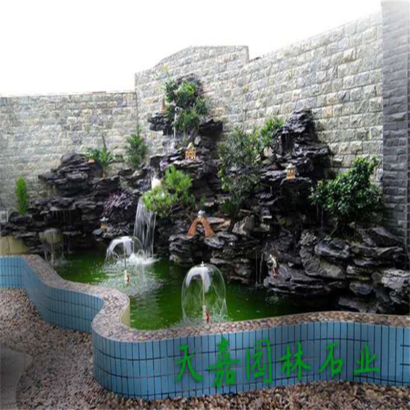 灵丘小庭院水景设计